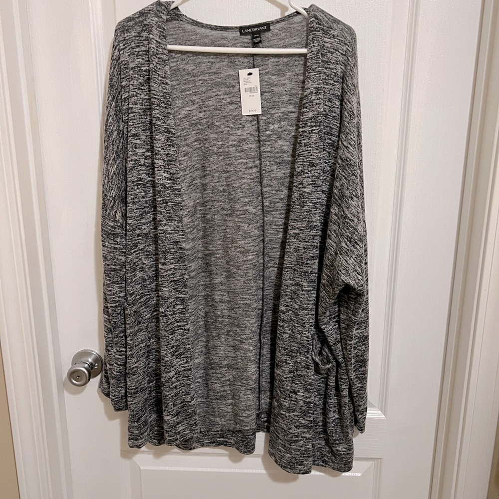 NWT Lane Bryant open front cardigan; size 18/20